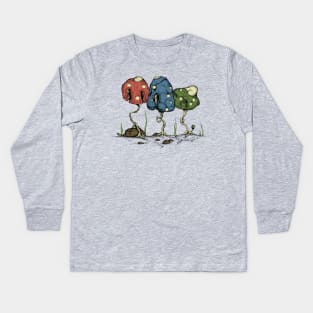 Plumbing Power Ups Kids Long Sleeve T-Shirt